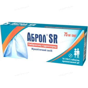 Abrol SR 10 tablets 75 mg