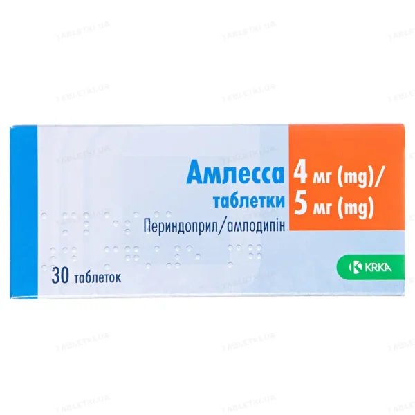 Amlessa 30 tablets 4 mg/5 mg