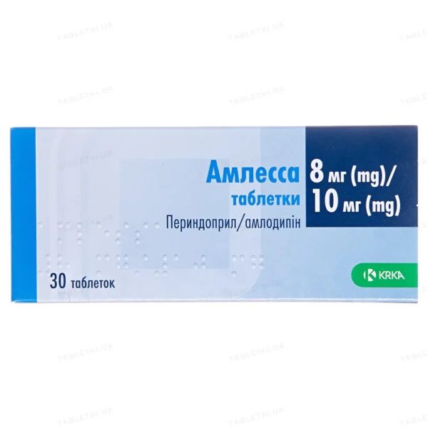 Amlessa 30 tablets 8 mg/10 mg