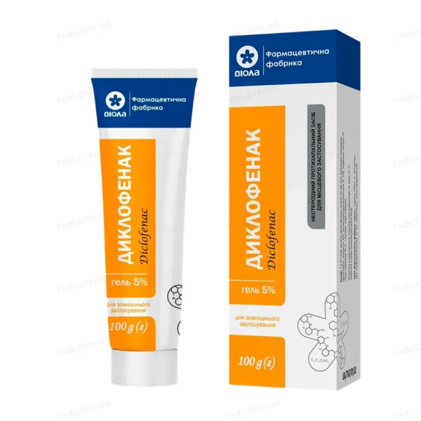 Diclofenac gel 5% 100 g