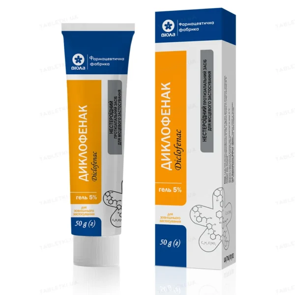 Diclofenac gel 5% 50 g