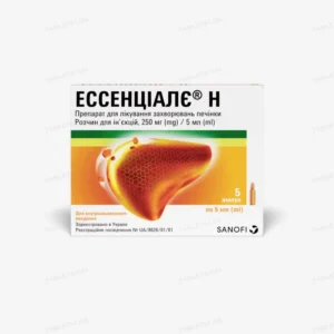 Essentiale N 250 mg/5 ml 5 ampoules × 5 ml Phospholipids