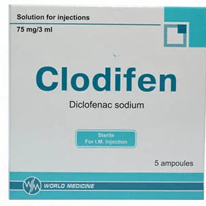 Clodifen 5 ampoules 75 mg/3 ml