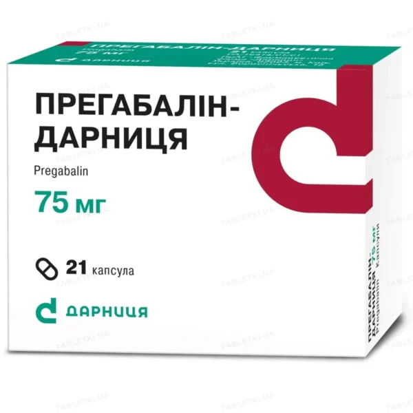 Pregabalin-Darnitsa 21 capsules 75 mg
