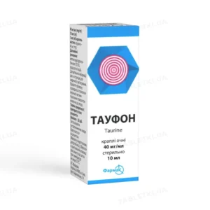 Taufon eye drops 40 mg/ml 10 ml