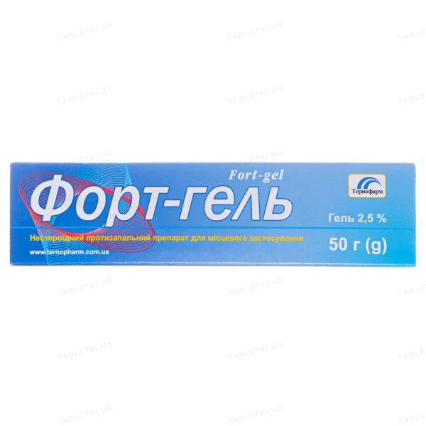 Fort-gel gel 25 mg/g 50 g