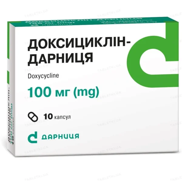 доксицикл Doxycycline 10 tablets 100mg