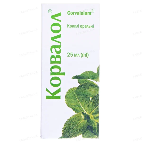 Corvalol oral drops 25ml