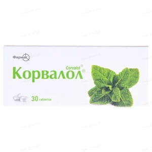 Corvalol 30 tablets