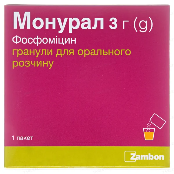 монурал Monural powder for oral suspension 3g 1 sachet