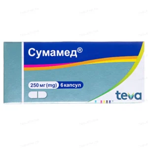 Sumamed 6 capsules 250mg