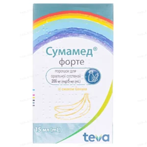 Sumamed Forte powder for oral suspension 200mg/5ml flask 20ml (600mg)