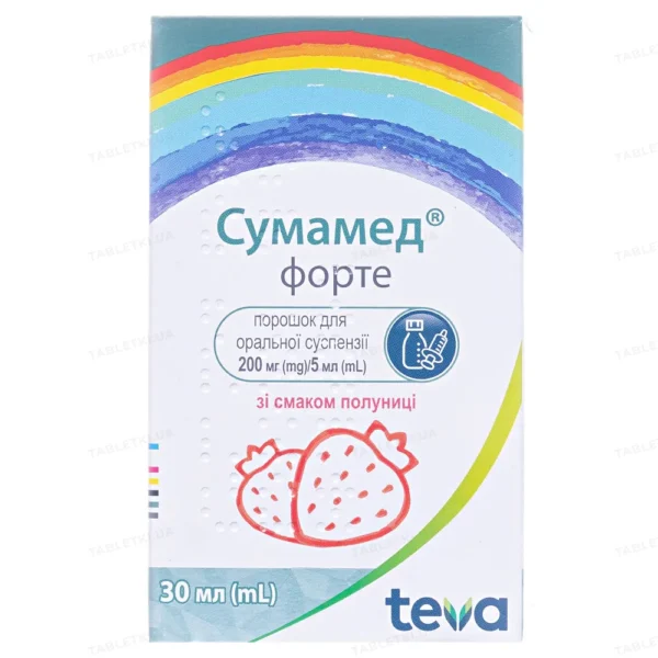 Sumamed Forte powder for oral suspension 200mg/5ml (1200mg)